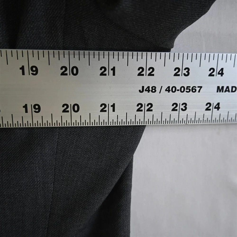Daniel Cremieux 42L Gray Arthur Loro‎ Piana Zelander Blazer Sport Coat Jacket